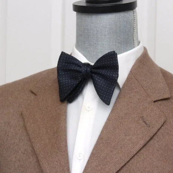 Men's Self tied‎ Bow Tie Silk Big Butterfly Bow tie S542 Christmas Gift